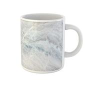 Awowee Tazza da caffè grigio invecchiato marmo bianco modello astratto architettura antica nera 325 ml tazza da tè in ceramica miglior regalo o souvenir per familiari, amici e colleghi