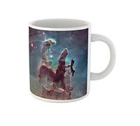Awowee Tazza da caffè The Pillars of Creation Eagle Nebula M16 Ngc 6611, tazza da tè in ceramica da 325 ml, ottima idea regalo o souvenir per familiari, amici e colleghi