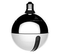 AwoX CamLight - Videocamera HD motorizzata con lampadina LED Wi-Fi, colore argento