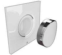 AwoX SP-B SmartPEBBLE Interruttore Bluetooth con comando a gesti, plastica/metallo bianco/cromato, dimensioni: 80 x 80 mm