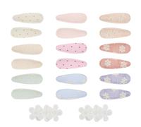 AWOXIHJ 20 Pezzi Mollette per Capelli Bambina, Colorato Fermagli Capelli, Set di Ragazze Clip per Capelli, Tornante Multicolore, Antiscivolo Fermagli per Capelli per Ragazza Piccola