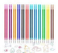 AWOXIHJ 24 Pezzi Refill per Penna Gel Cancellabile,compatibili con Le-gami,Inchiostro Termosensibile, Punta 0,7 mm,Per la scuola e la vita di tutti i giorni