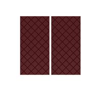 AWPX10 | Elementi fonoassorbenti per pareti | Grigio screziato - Accessori Rosso