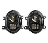 Awqmx Fendinebbia Auto Per Toyota Per Hilux Per Revo Per Rocco Per Pick Per UP Per SR5 2015-2019 Lente In Vetro LED Fendinebbia Montaggio DRL 2 Pezzi(Type 1 Dual Color)