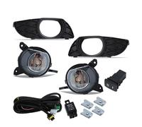 Awqmx Fendinebbia Auto Per Toyota Yaris VITZ 2003-2006 Fendinebbia LED Alogeni Auto Paraurti Anteriore Fendinebbia Con Telaio Fili Relè 12V(LED Yellow Set)