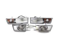 Awqmx Fendinebbia Auto Per VW Per Golf Per Mk3 Per Jetta Per Vento 1992-1999 Paraurti Anteriore Fendinebbia + Indicatore Di Direzione (connettore A 2 Pin)(Clear lens)