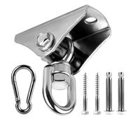 Awroutdoor Gancio per Soffitto SUS304 Acciaio Inossidabile Gancio per soffitto Suspension Gancio Appendiabiti, capacità di Carico Fino a 450KG, Yoga, Amaca, Sacco da Boxe, Gym