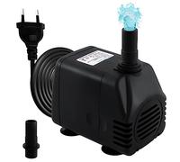 Awroutdoor Pompa sommergibile per stagno, pompa per laghetto, 1000 l/h, pompa per acquario, giardino, con 4 potenti ventose (20 W)