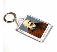 AWS Portachiavi Padre pio da Pietrelcina Key Ring in PVC Immaginetta Santo Santino
