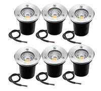 Faretti A LED da Esterno 12V-24V Luci del Paesaggio IP67 Impermeabile Cortile, Prato, Illuminazione da Giardino Faretti LED Pavimento (Color : Neutral Light)