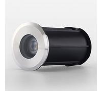 AWSAD Faretti LED da Incasso 1W Acciaio Inossidabile IP68 Impermeabile 220V Illuminazione per Prato e Faretti Giardino (Color : Warm Light, Size : 42mm)