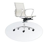AWSAD Forma Rotonda Tappetini Sedie Ufficio Tappeto Trasparente per Parquet Antiscivolo Tappeto Proteggi Parquet Salvapavimento 2 Spessori 14 Dimensioni (Color : 1.5mm, Size : Round 70 cm)