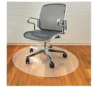 AWSAD Tappetini Sedie Ufficio Forma Rotonda Tappeto Trasparente Salvapavimento per Parquet Antiscivolo Tappeto Proteggi Parquet (Color : Matte1.5mm, Size : 180cm)
