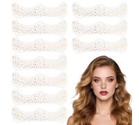 AWSOLAR 10PCS Lentiggini Finte Tatoo Temporanei, Enne Lentiggini Tatuaggi per Feste Festival Compleanni al Vacanze