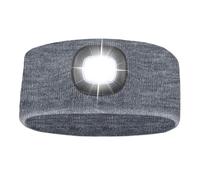 AWSOLAR Fascia Frontale LED con Luce, Fascia Frontale LED Morbida e Riscaldante con Funzione di Ricarica USB Regali Divertenti per Papà, Mamma, Fidanzata, Nonno, Nonna