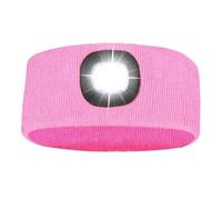 AWSOLAR Fascia Frontale LED con Luce, Fascia Frontale LED Morbida e Riscaldante con Funzione di Ricarica USB Regali Divertenti per Papà, Mamma, Fidanzata, Nonno, Nonna