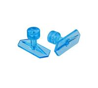 AWSPLASTIC Storm Tabs Ventose Levabolli Esagonali 15x38 mm Dead Center PDR Estrattore Rimozione Amaccature Senza Verniciatura per Grandine Gibolli (Confezione 5 Pezzi Crystal) E1538DCY