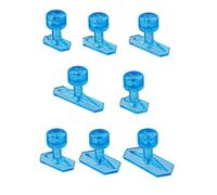 AWSPLASTIC Storm Tabs Ventose Levabolli Esagonali Dead Center Crystal Variety Pack 8 Pezzi PDR Estrattore Rimozione Amaccature Senza Verniciatura per Grandine Gibolli VREXPACK8DC