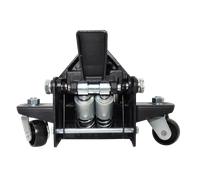 AWTOOLS Cric Idraulico Ribassato 2,5T Doppio Pistone Pedale 75-505 mm