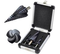 AWTOOLS SET DI PUNTE A GRADINO SPIRALI M2-TiAlN 3 pz. 4-12mm 4-20mm 4-39mm BL