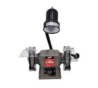 AWTOOLS Smerigliatrice da Tavolo con LAMPADA 150 mm 300 W 40537