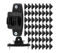 Awwertse 100 Pezzi Isolatori per Recinto di Filo Elettrico Recinto Elettrico Isolatori per nel Legno Accessori per Recinzione Chiodo Chiodo per nel Legno