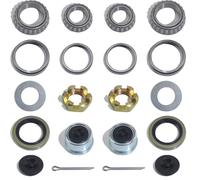 Awwertse 2 Set di Kit Cuscinetti per Assali Rimorchi per Barche da 3500 Libbre, Kit Cuscinetti L68149 L44649, Guarnizioni per Grasso 171255TB/10-19