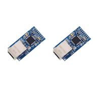 Awwertse 2X Modulo di Rete Ethernet Porta Seriale CH9121 Convertitore UART Un RJ45 Modulo di Rete/IP DC 3.3V 5V STM32
