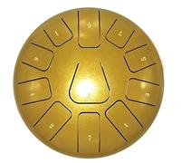 Awwertse A Lingua In Acciaio da 8 Pollici, Tamburello A 11 Note con Bacchette e Plettri per Le per Meditazioni Strumento A Tamburello J