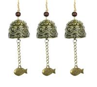 Awwertse Campanelli Eolici Vintage Incisi nel Cortile, Giardino, Decorativi, Campanelli Eolici, Pendenti per Esterni, Ornamenti per Il Tempio, Modello Drago