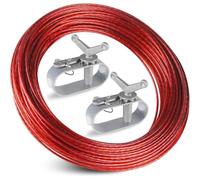 Awwertse di Copertura per Piscina e 2, In Acciaio Rivestito In Plastica, Dorso A Molla In Alluminio, Cricchetto per il Fissaggio Della Piscina Fuori Terra