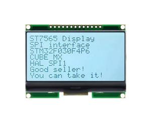Awwertse LCD12864-06D Modulo LCD Cog 128x64 Dots Driver ST7565 con Interfaccia SPI per Font Cinese Grigio