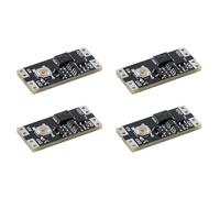 Awwertse Modulo Interruttore Bistabile A Pulsante Singolo da 4 Pezzo 4,5-26V 1.3ua Carico 10A Modulo Interruttore Mini A Chiave A Bassa Potenza e Ampia Tensione