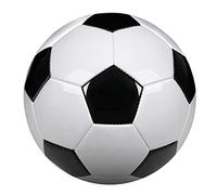 Awwertse Taglia 5 Palloni da Calcio da Allenamento Professionale nel Pelle PU Palloni da Calcio da Calcio Neri Goal Team Atch Training Balls