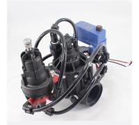 AWWVRLMM 1-1/4" 1-1/2" normalmente Chiusa valvola solenoide di riduzione della Pressione for irrigazione dell'Acqua Adatta for Giardini agricoli e paesaggi(36895,220VAC-WITHOUT Gauge)