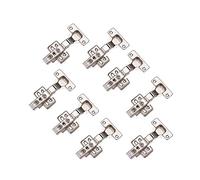 AWWVRLMM Cerniera, Cerniere, ferramenta, Acciaio Laminato a Freddo, Telaio Frontale Rimovibile, a Scomparsa for Porte Interne, Copertura Mezza Fissa, 8 Pezzi