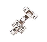 AWWVRLMM Cerniera, Cerniere, ferramenta, Acciaio Laminato a Freddo, Telaio Frontale Rimovibile, a Scomparsa for Porte Interne, Grandi, Curve, fisse, Senza Coperchio, 20 Pezzi