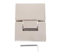 AWWVRLMM Cerniere di Testa, Cerniere for Porte, Chiusure a Scatto, 180 Gradi Porta in Vetro Armadio vetrina Morsetto for Doccia Cerniera in - 3, 8,8x11,2 cm(2)