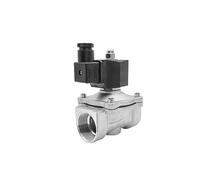 AWWVRLMM Elettrovalvola a solenoide in Acciaio Inossidabile da 1-1/4" for elettrovalvola a normalmente Chiusa 220V 12V 24V 110V(NPT-230VAC-NBR-SEAL)
