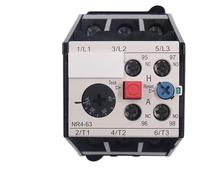AWWVRLMM NR4-63 Relè 0,4A-63A Relè di sovraccarico Termico Contattore CA Protezione interruzione trifase 380V NR4-63/F 10A 16A 25A(NR4-63(6.3A-10A))