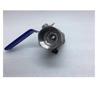 AWWVRLMM Valvola a Sfera in Acciaio Inossidabile SS304 1pc a 1/4" 3/8" 1/2" 3/4" 1" 1-1/4" 1-1/2" Femmina BSP(1 inch)