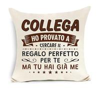 Awyuan Ho provato a cercare il regalo perfetto per te ma tu hai già me Copricuscino per Collega Compleanno Regalo di Natale Regali decorativi souvenir (Collega-a)