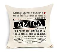 Awyuan Spero che ogni volta che lo terrai tra le braccia ti ricorderà quanto ti voglio bene Regali per gli amici Fodera per cuscino per il compleanno di un amico Regalo di Natale