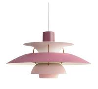 AWYYA Lampade a Sospensione, Lampade a Sospensione per Isola Cucina, Lampadario a Sospensione, Stile Moderno e Semplice, Corpo Lampada in Ferro, Attacco E27, 30/40/50 Cm(Pink,40CM)