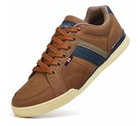 AX BOXING Sneaker Uomo Scarpe da Ginnastica Comode Sneakers Basse Lacci Scarpe Sportive Tennis Taglia 41-46 EU(Marrone_1006, 41 EU)