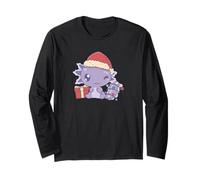 AX-Ho-LOTL! Cappello di Babbo Natale Axolotl Meme Maglia a Manica