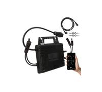 AX Inverter IS-080 800 W per centrali elettriche da balcone - Presa completa, micro inverter con Bluetooth e WLAN, IP67, facile installazione, alta efficienza per impianti solari