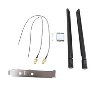 AX201NGW WiFi Card, Scheda Wireless da 3000 Mbps per 11, con Bande a 5 GHz, 5 GHz, Supporta la Tecnologia MU MIMO, 5.0 Technology, Supporta WiFi 6 (Staffa di antenne esterne)