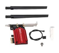 AX210 WiFi 6E PCIE SCHEDE E Adattatore Wireless TRI 5374MBPS con 5.3 per PC Desktop - Compatibile con 10/11