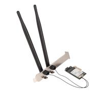 AX210NGW Scheda WiFi 6E, 574Mbps 2.4Ghz, 2400Mbps 5Ghz, 2400Mbps 6Ghz, Scheda di Rete Gigabit PCIE Bluetooth5.2, MU MIMO, (Antenna non staccabile)